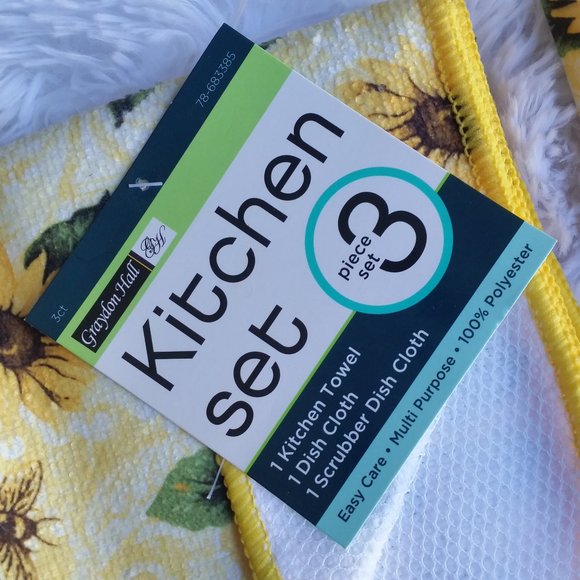 Summer Sunflower Bees Kitchen Set (4 pc) - Picture 3 of 7